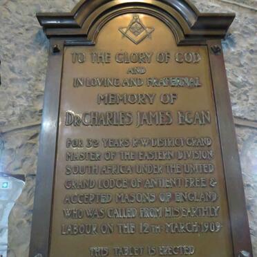 EGAN Charles James -1909