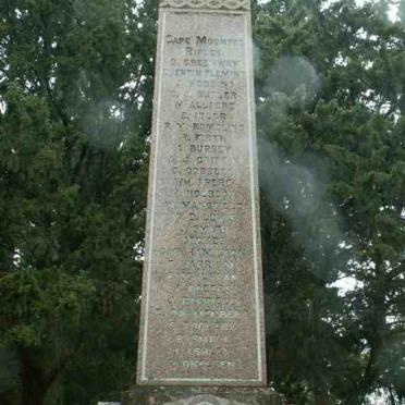 3. Cape Mounted Rifles Memorial