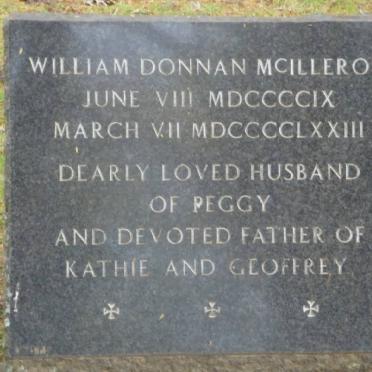 McILLERON William Donnan 1909-1973