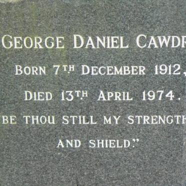 CAWDRY George Daniel 1912-1974