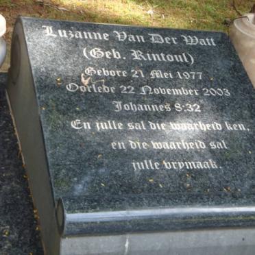 WATT Luzanne, van der nee RINTOUL 1977-2003