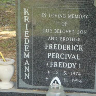 KRIEDEMANN Frederick Percival 1974-1994