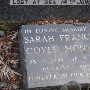 MONSEN Sarah Frances Coyle 1899-1982