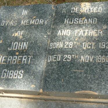 GIBBS John Herbert 1931-1966