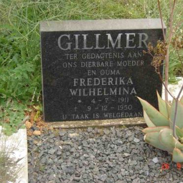 GILLMER Frederika Wilhelmina 1911-1950