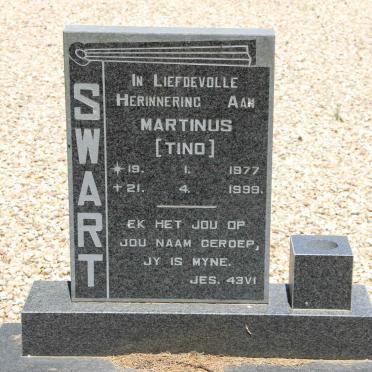 SWART Martinus 1977-1999