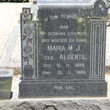 CLAASSEN John Edward William 1894-1976 &amp; Maria M.J. ALBERTS 1898-1968