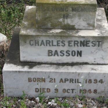 BASSON Charles Ernest 1894-1948