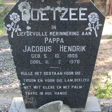 COETZEE Jacobus Hendrik 1905-1978