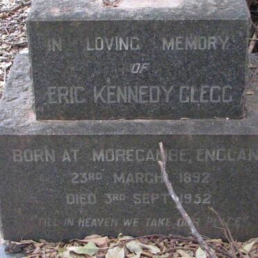 CLEGG Eric Kennedy 1892-1952