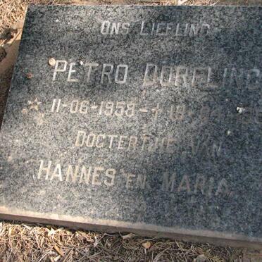 DORFLING Petro 1958-1959