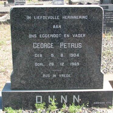 DUNN George Petrus 1904-1969