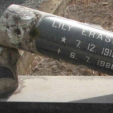 ERASMUS Lily 1915-1986