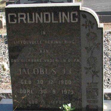 GRUNDLING Jacobus J.C. 1900-1973