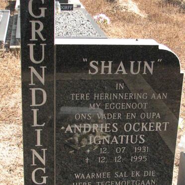 GRUNDLINGH Andries Ockert Ignatius 1931-1995