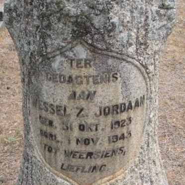 JORDAAN Wessel Z. 1923-1943