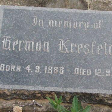KRESFELDER Herman 1888-1935