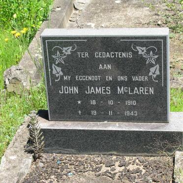 Mc LAREN John James 1910-1943