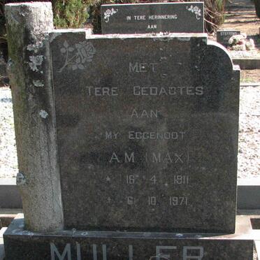 MULLER A.M. 1911-1971