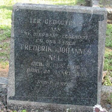 NEL Frederik Johannes 1906-1951