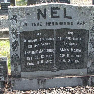 NEL Theunis Jacobus 1917-1972 &amp; Anna Maria 1919-1979