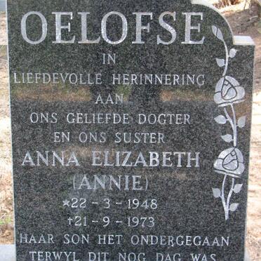 OELOFSE Anna Elizabeth 1948-1973