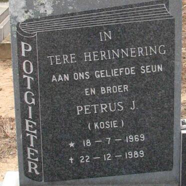 POTGIETER Petrus J. 1969-1989