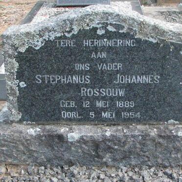 ROSSOUW Stephanus Johannes 1889-1954