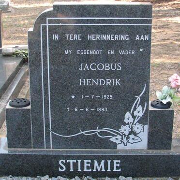STIEMIE Jacobus Hendrik 1925-1993