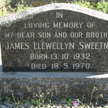 SWEETNAM James Llewellyn 1932-1970