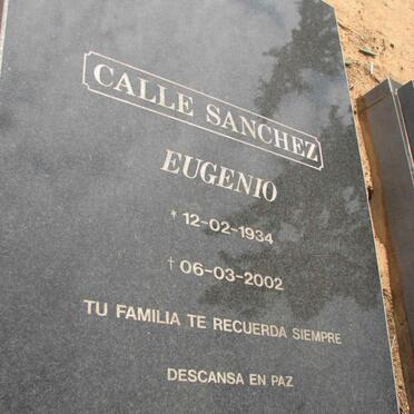 SANCHEZ Eugenio, Calle 1934-2002