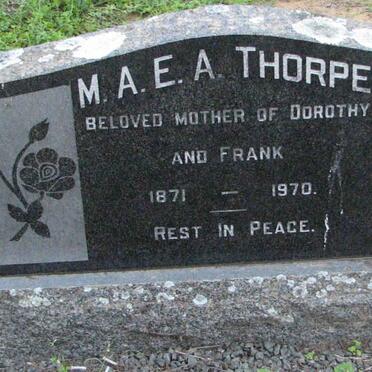 THORPE M.A.E.A. 1871-1970