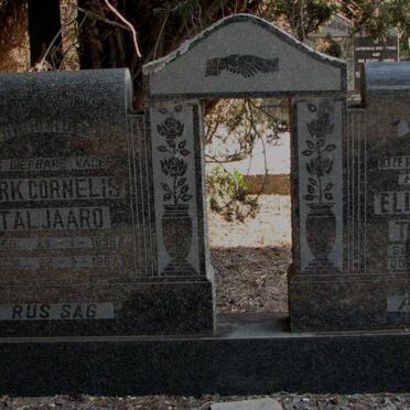 TALJAARD Dirk Cornelis 1899-1967 &amp; Elizabeth C. 1905-1955