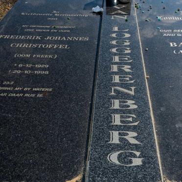 LOGGERENBERG Frederik Johannes Christoffel, van 1929-1998 &amp; Barbara SHONE 1934-2009