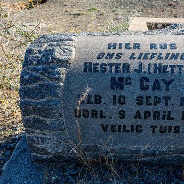 McCAY Hester J. 1916-1941
