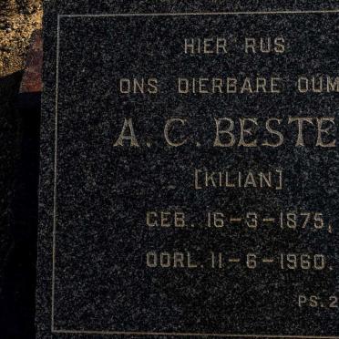 BESTER A.C. nee KILIAN 1875-1960