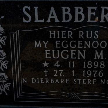 SLABBERT Eugen M. 1898-1976