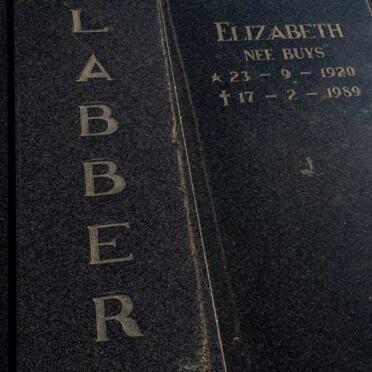 SLABBERT Leon 1919-2008 &amp; Elizabeth BUYS 1920-1989 