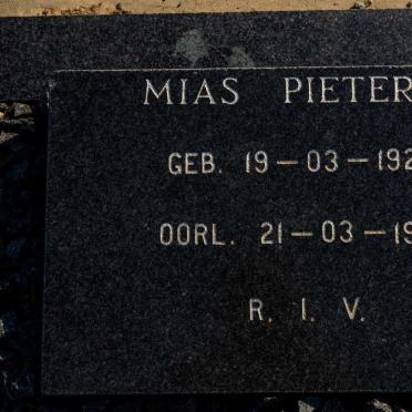 PIETERSE Mias 1926-1995