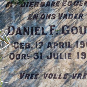 GOUWS Daniel F. 1905-1946