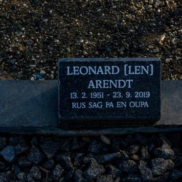 ARENDT Leonard 1951-2019