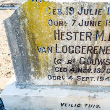 LOGGERENBERG Hester M.E., van nee GOUWS 1870-1944