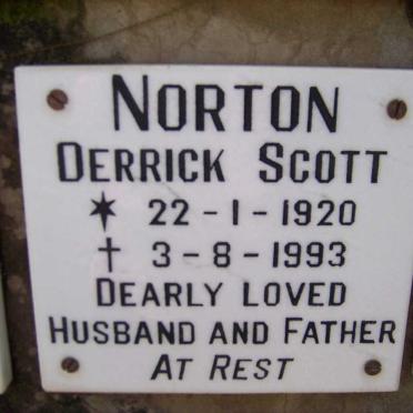 NORTON Derrick Scott 1920-1993