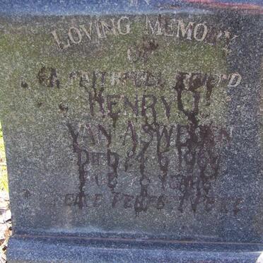 ASWEGEN Henry J., van -1960