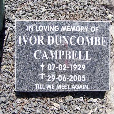 CAMPBELL Ivor Duncombe 1929-2005