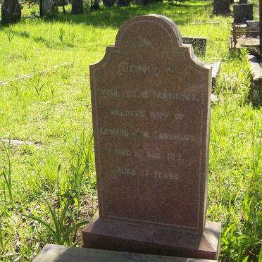 FANSHAW Lydia Jessie -1911