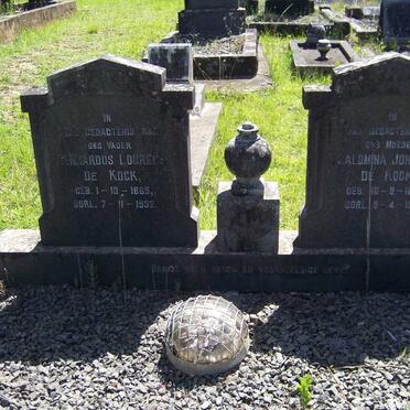 KOCK Gerhardus Lourens, de 1865-1932 &amp; Salomina Johanna 1885-1970