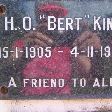 KING H.O. 1905-1994