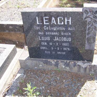 LEACH Louis Jacobus 1907-1975