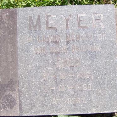 MEYER Fred 1916-1960